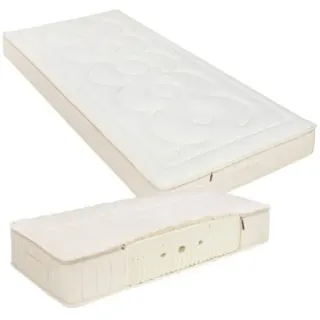 Prolana Matratze Schlaf-Line mittel (Größe: 80x200 cm* / Bezug: Drellbezug Schurwoll-Ummantelung)
