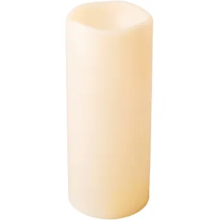 Lumineo LED Kerze 12 x 30 cm creme