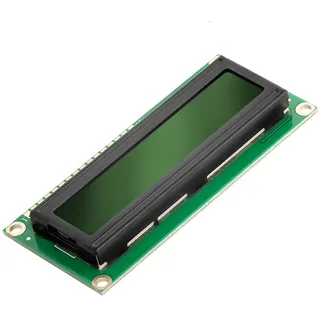 AZDelivery HD44780 1602 LCD Modul Display 2x16 Zeichen mit grünem Hintergrund und schwarzen Zeichen kompatibel mit Arduino und Raspberry Pi inklusive E-Book!