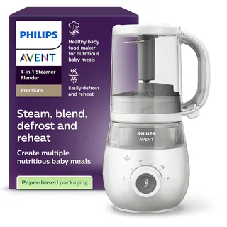 AVENT 4-In-1 Dampfgarer Mit Mixer Premium, Babynahrungszubereiter, Dampfgaren, P