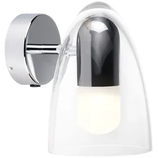 Designer Badleuchte IP S7 Nordlux Wandleuchte chrom E27 IP44 Bad Wandlampe