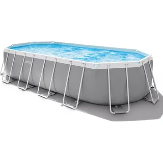 Intex Prism Frame Oval Pool Set 610 x 305 x 122 cm inkl. Filterpumpe 26798