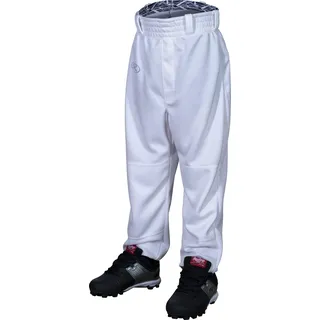 Rawlings | REMIX | T-Ball & Youth | Baseball & Softball | Game/Practice Pants | White/Black | X-Small - XS