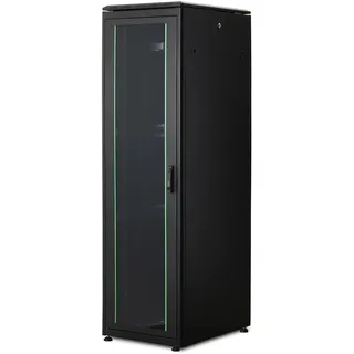Digitus Netzwerkschrank - 19 Zoll Rack - 42HE - 60x80cm - Traglast 1200kg - Nutztiefe 74,3cm - Unique Serie - Schwarz