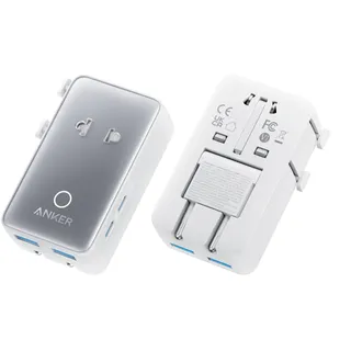 Anker Nano Reiseadapter (5-in-1, 20W) Schwarz