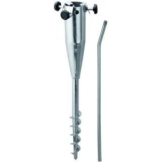 Schneider Bodenhülse Stahl 50 cm Silber