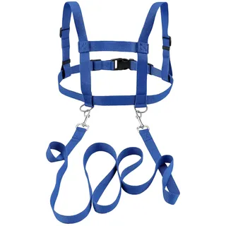 Pferdeleine Zum Spielen Für Kinder, Blau Pferdegeschirr Für Kinder, Kinder Leine Outdoor Spielzeug Für Rollenspiele, Verstellbares Pferdegeschirr Für Jungen Und Mädchen, Ideal Für Skifahren Und Famili