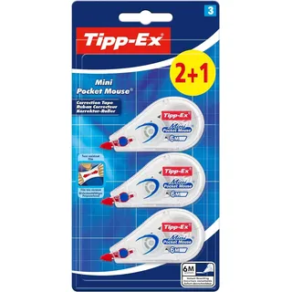 TIPP-EX Korrekturroller 5 m Weiß, 3 Stück