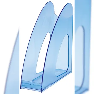 HAN Stehsammler TWIN 1611-64 blau-transparent Kunststoff, DIN C4