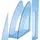 Stehsammler TWIN 1611-64 blau-transparent Kunststoff, DIN C4