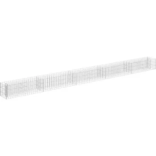 vidaXL Gabionen-Hochbeet 450 × 30 × 30 cm