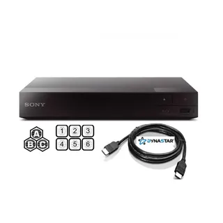 Region Free Blu-Ray Player Compatible with Sony BDP-S1700 Multi Region Code Free | Blu-Ray Regions A, B, C | DVD Regions 0-8 with Dynastar 6FT HDMI Bundle