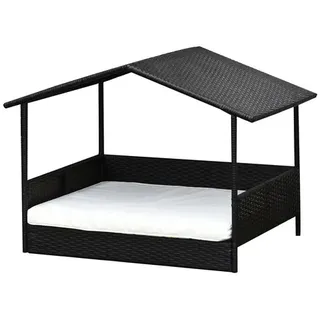 PawHut Hundehaus mit Kissen 95x70x69cm