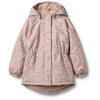 Wheat Outdoorjacke "Jacket Petra", Mädchen, Gr. 152, rose dust flowers, Web, Obermaterial: 100% Polyester, geblümt, A-Linie ca. Mitte Oberschenkel, Bündchen, Jacken Outdoorjacke, wasserdicht, atmungsaktiv und leicht wattiert
