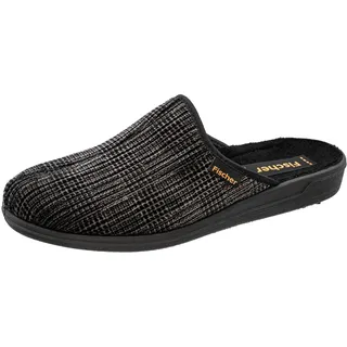 Fischer Markenschuh Fischer Frank, Herren Pantoffeln, Grau (grauschwarz 662), 41 EU