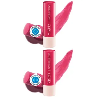 Vichy Naturalblend getönter Lippenbalsam pink 2x 2x4,5 g Stifte