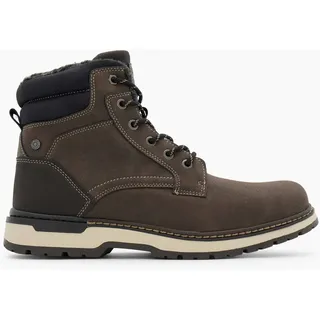 AM SHOE Schnürboots Braun, Herren, Größe: 43, Material: PU/Textil - AM SHOE Schnürboots Braun, Herren, Größe: 43, Material: PU/Textil - man - Braun