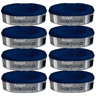 Angelcare Nachfüllkassetten für Windeleimer Dress-Up und Classic XL 8 Stück