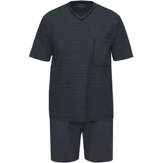 Ammann Schlafanzug kurz schwarz 52