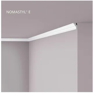 NOEL & MARQUET Eckleiste NMC E NOMASTYL Weiß 2 St. 200 x 1,7 x 2,5 cm