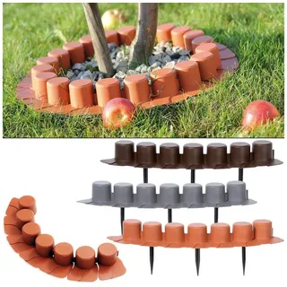 DEUBA Rasenkante 810 x 6 cm 1 Stück Terracotta