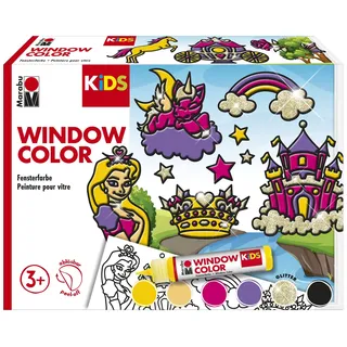 Marabu Window Color Set Prinzessin 6 St. 25 ml mehrfarbig