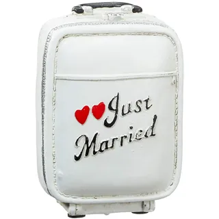 Hochzeitsgeschenk Spardose Reisekoffer Just Married/Sparbüchse Sparschwein Hochzeit