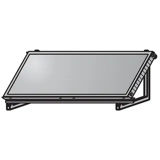 WOLF AluFlex-U Aufstellgerüst quer für 1 Kollektor TopSon F3-1Q - 2484085