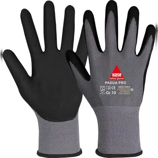 Hase Safety Gloves Hase Sicherheitshandschuhe Padua Pro Polyester, Größe 9