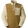 1/4 Zip Fleecepullover Beige M