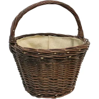 Siena Garden Weidenkorb mit Jute Ø 40 x 27 cm