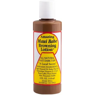 Browning Lotion - All Natural Fast Dark Tan 4 fl.oz by Maui Babe
