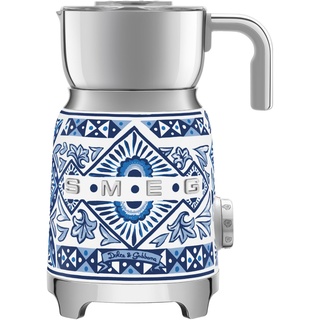 Smeg MFF01DGBEU elektrischer Milchaufschäumer Dolce & Gabbana blu mediterraneo