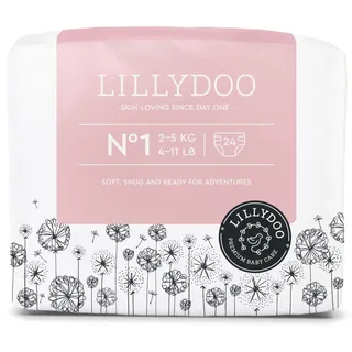 LILLYDOO Baby Windeln Gr. 1 (2-5 kg) 24 St.