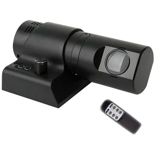 ExoticaBlend Projektionsuhr für Schlafzimmer, Projektion an Deckenwand, Projektoruhr mit Fernbedienung, Uhr für Schlafzimmer, Wohnzimmer,Black