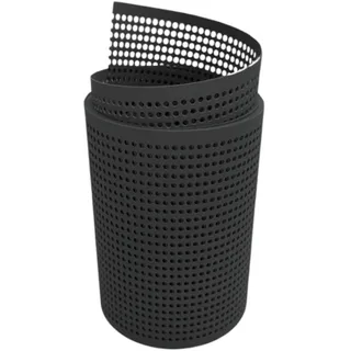 zaun|zu® Sichtschutzstreifen 255 x 19 cm Anthrazit Kunststoff 2 St.