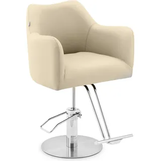 Physa Friseurstuhl mit Fußstütze Tilbury Beige Barber-Stuhl 200 kg Tilbury Beige