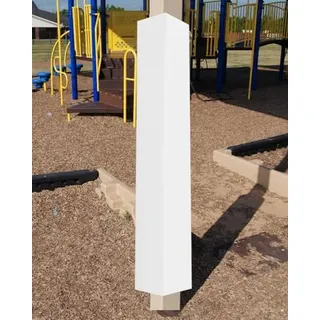 Quadratische Stangenpolsterung, 2,5 cm dicker Pfostenschutz für Keller, Fitnessstudio, Basketballstangenabdeckungen, Ersatz, Außenbereich