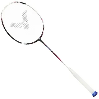 Victor Badmintonschläger Auraspeed Fantome F (87g, leicht kopflastig, steif) schwarz/weiss/pink - unbesaitet -