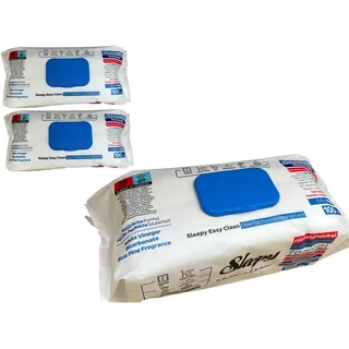 3x Sleepy Easy Clean Oberflächenreinigungstuch - mit Bleichzusatz 100 Stück