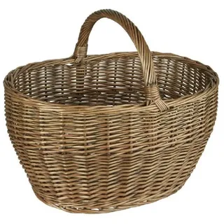 ib laursen Weide Einkaufskorb mit Henkel, 45 x 34 x 37 cm