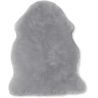 Ibena Parkano Baby Lammfell grau – kuschelweiches Schaffell verschiedene Größen, Naturfell groß ökologisch gegerbt ca. 80-90 cm