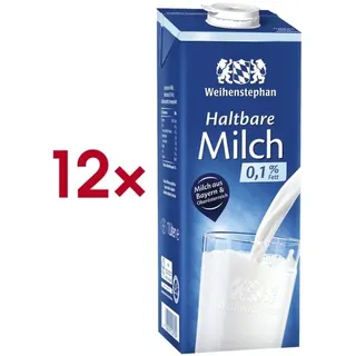 Weihenstephan Milch 0,1 % 12x 1,0 l