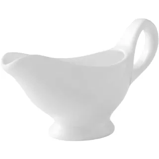 PRETYZOOM Keramik Sauciere Mit Henkel 300ml soßEnkanne Weiß, Ideal FüR BratensoßE, Dressings Und Dips, Perfekt FüR KüChe