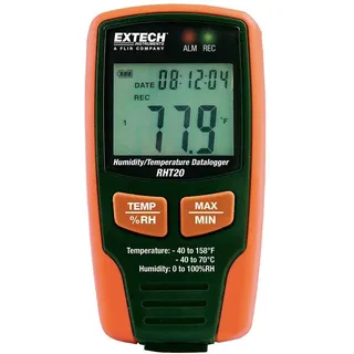 EXTECH RHT20 Luftfeuchtigkeits- und Temperaturdatenlogger 0 rF 100 rF Datenloggerfunktion