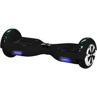 Robway W1 Hoverboard - Das Original - Marken Akku - Self Balance - 22 Farben - Bluetooth - 2 x 350 Watt Motoren - App - Led (Schwarz Matt)