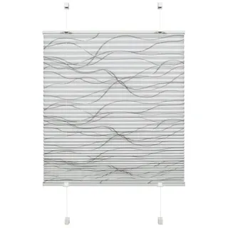 GARDINIA Plissee EASYFIX Katy Wave 100 x 130 cm weiß