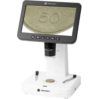 TOOLCRAFT TO-9407067 Digital-Mikroskop 300 x Auflicht, Durchlicht