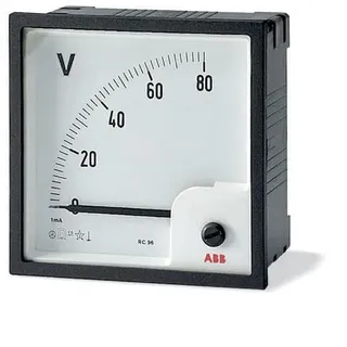 ABB Stotz Voltmeter analog VLM-1-150/72