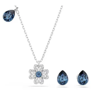 Swarovski Ohrring und Ketten Set Symbolica silberfarben
